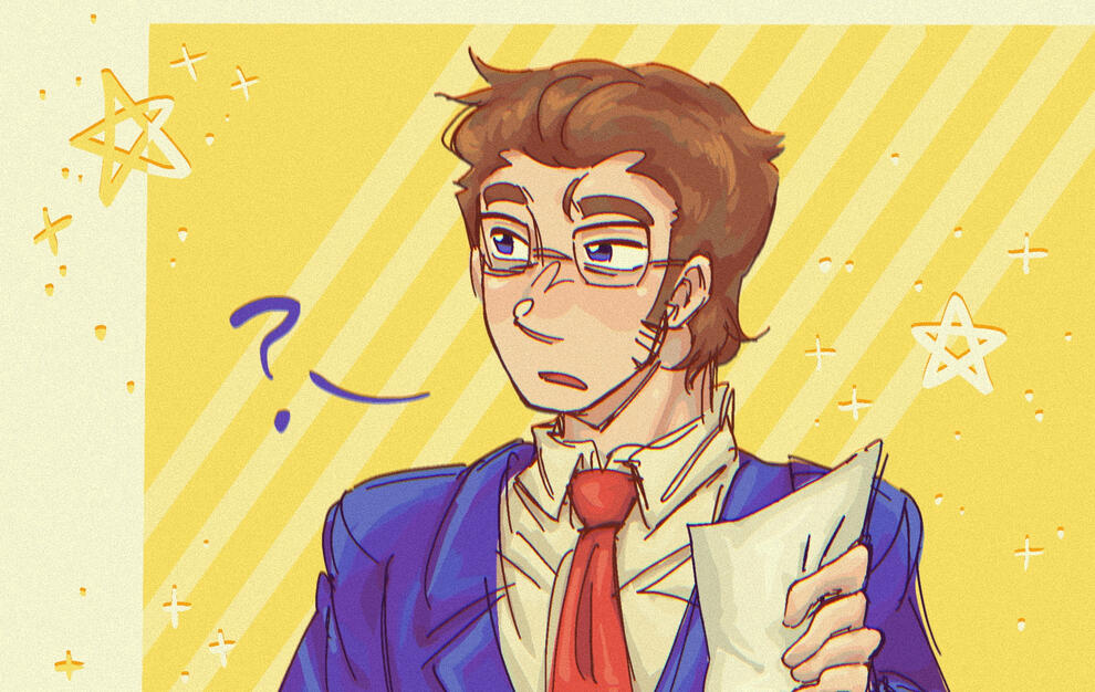 Drawing of Felix Kranken from The Walten Files